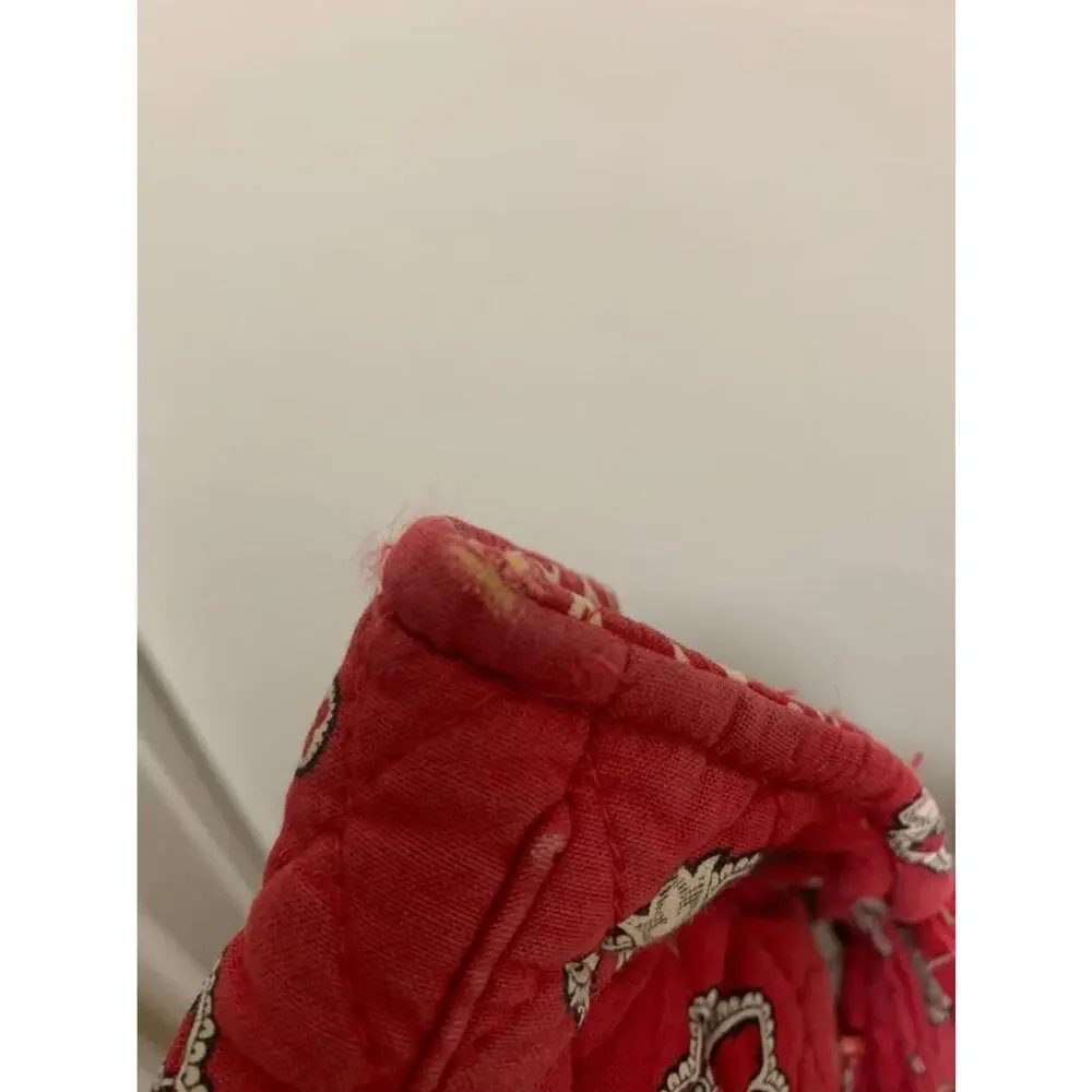 Vera Bradley Backpack Purse Red Bandana
